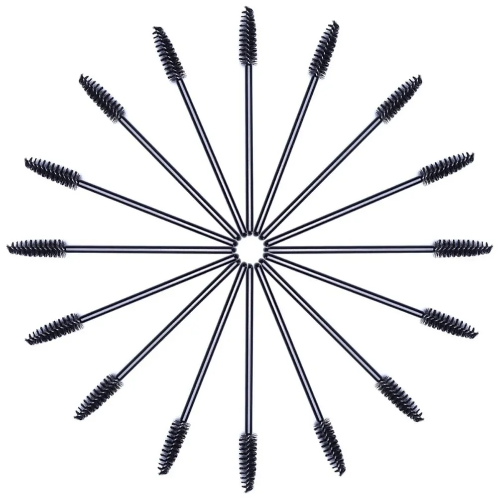 2000Pcs/lot Disposable Black Eyelash Brush One-Off New Eyelash Brush Eyelash Mascara Applicator Wands Makeup Brushes Tools