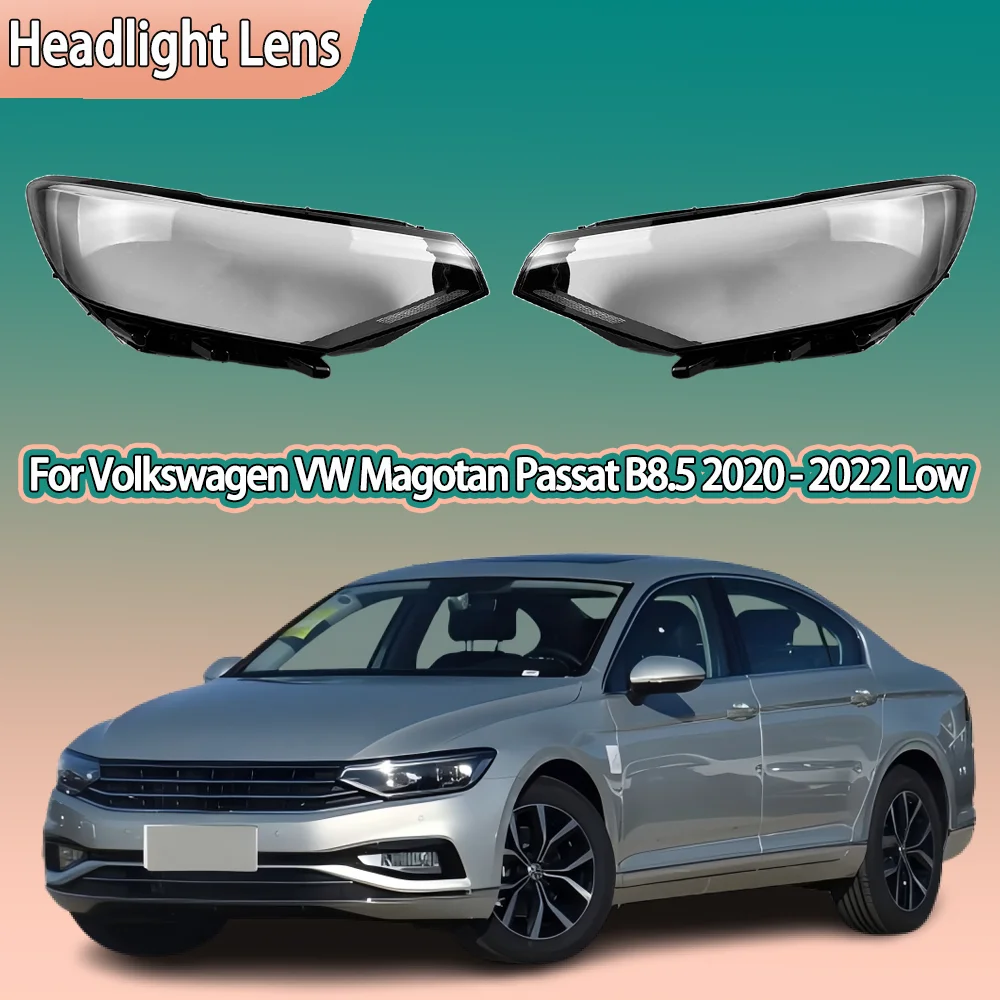 

Car Front Lights Glass For Volkswagen VW Magotan Passat B8.5 2020 2021 2022 Headlight Case Headlight Lens Cover Car accessories