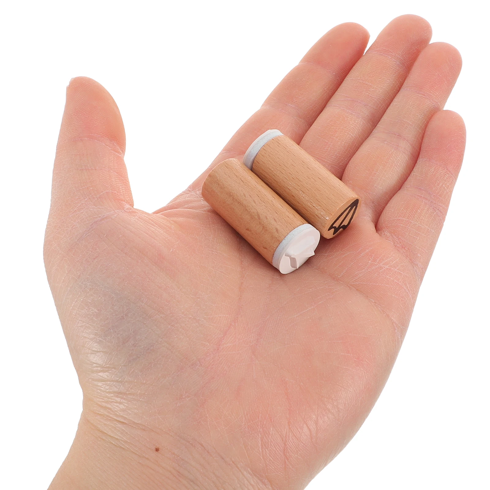 

6Pcs Paw Print Wooden Stamps Set Animal Footprint Craft Stampers for Scrapbooking DIY Greeting Cards Journaling Art Projects