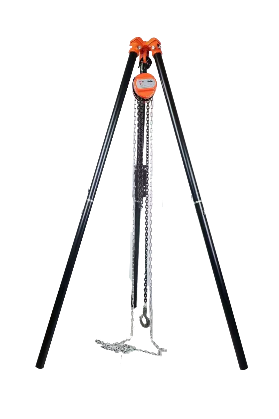 1 ton Ball Head Lifting Tripod with the Characteristics of Small Size, Light Weight