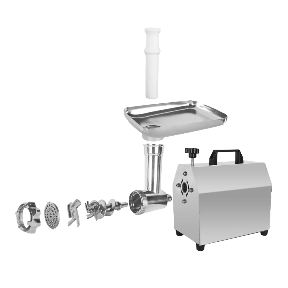 ITOP Mincer Electric Meat Grinder Commercial Sausage Stuffer 140W Capacity 25kg/h Heavy Duty Stainless Steel Chopper 110V 220V