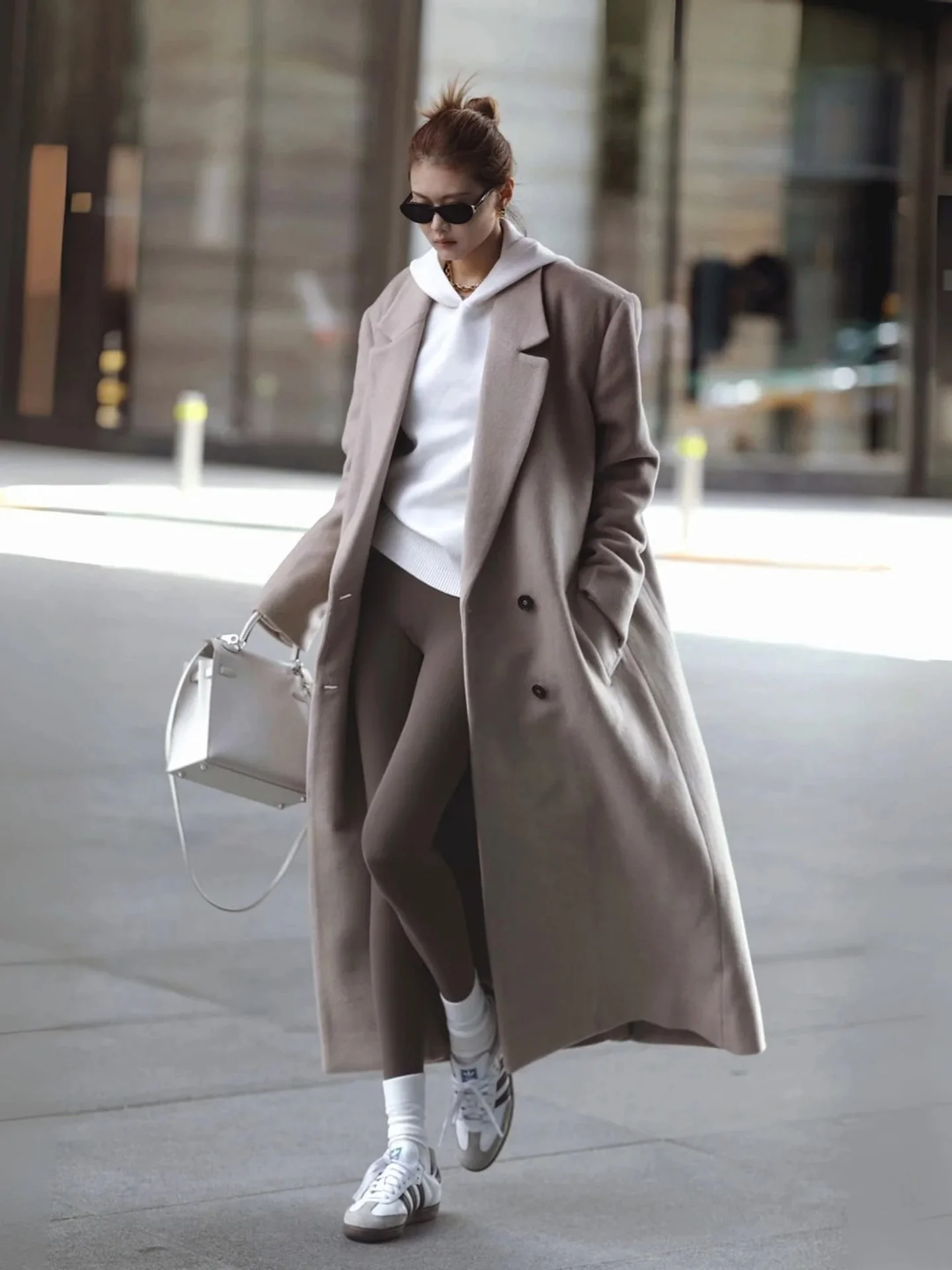 الكراميل arkskin اليوغا السراويل عالية الخصر Thiened Fce المرأة الخريف الشتاء الدافئة تشديد التخسيس السراويل الطويلة