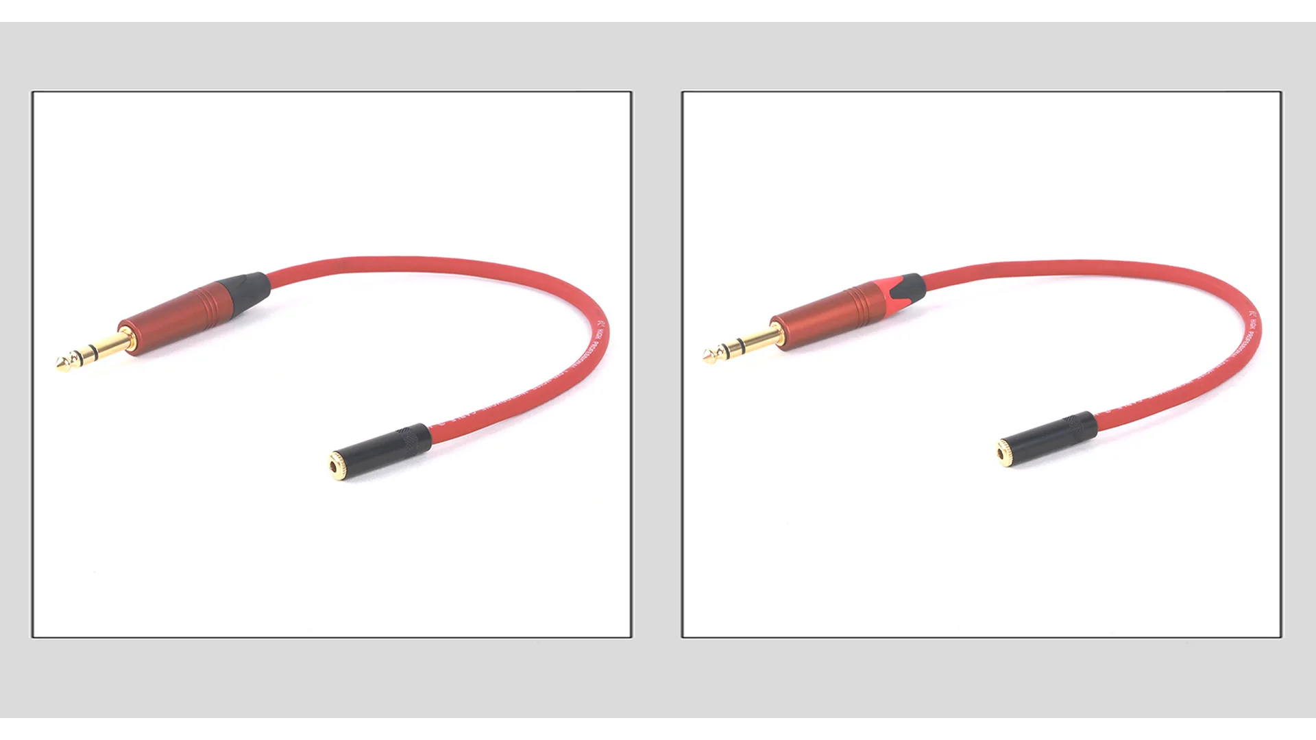 Bunt vergoldetes 6,35mm trs Stecker auf 3,5mm trs Buchse Adapter Audio kabel für Mixer Verstärker Lautsprecher Splitter Kabel – Detail 8