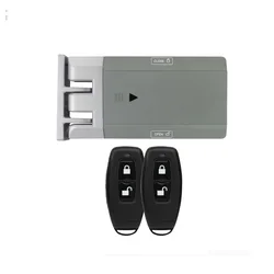 Wireless Electronic Lock With Remote Control Keys Opening Invisible Intelligent Lock Wireless Keyless Door Lock