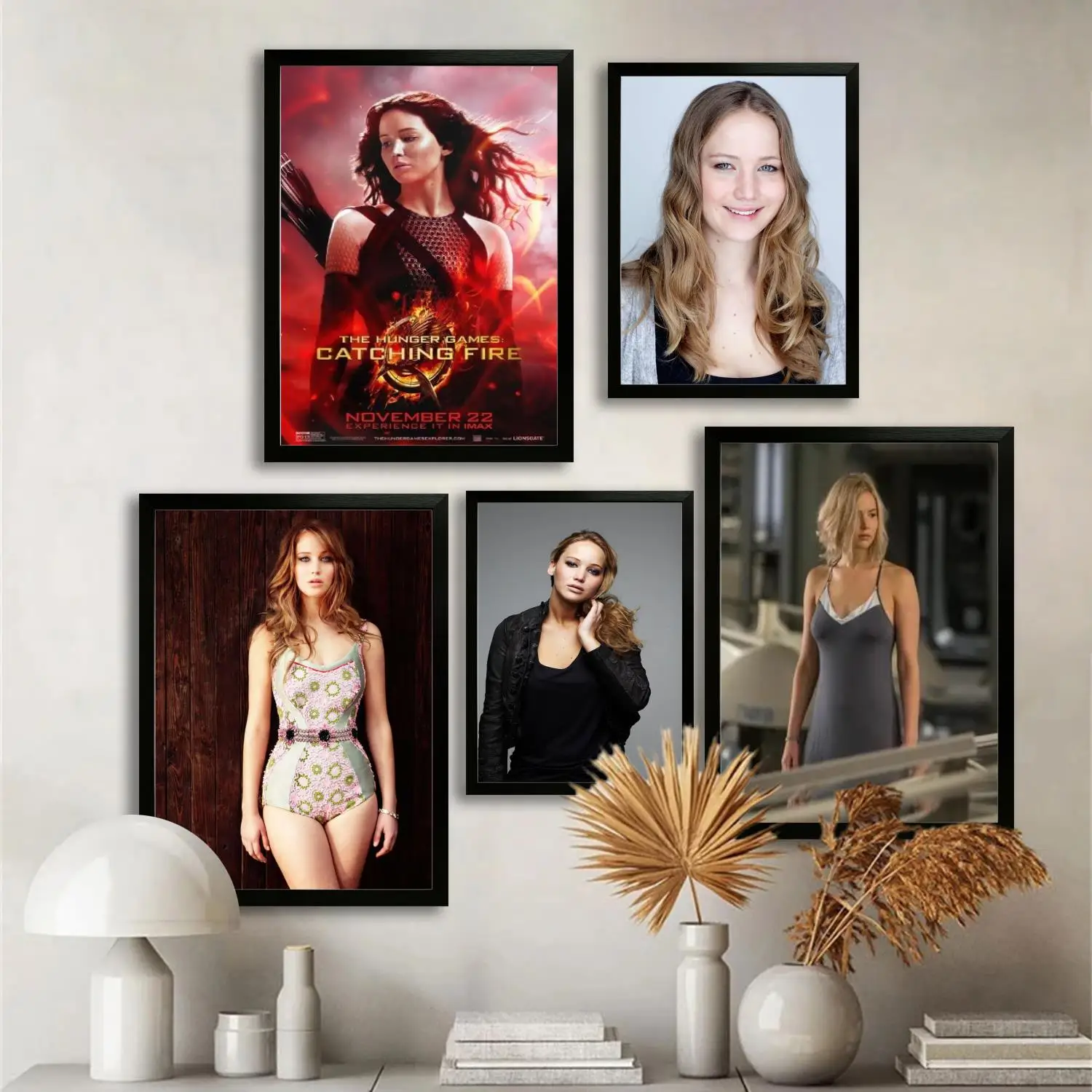 

Дженнифер Лоуренс Холст Художественный постер и настенная картина с принтом, современные семейные постеры для декора спальни, декоративная живопись