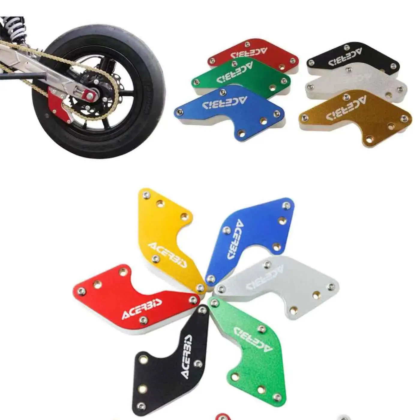 دليل سلسلة الدراجة النارية وواقي السلسلة مناسبة لدراجات IRBIS SSR TTR XR CRF KLX 50 70 90 110 125 140 150 160cc #1