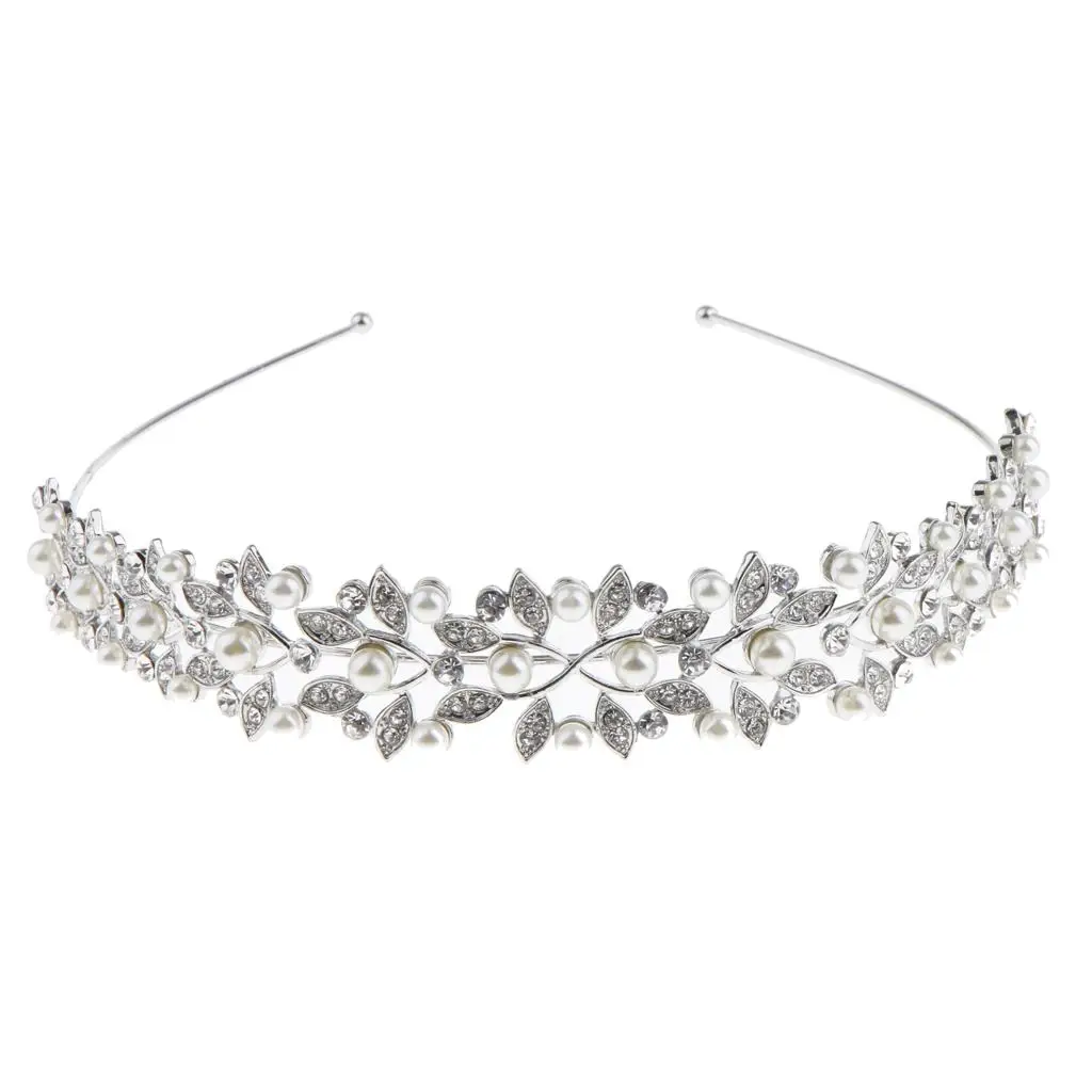 

Elegant Ladies Headband Tiara Crystal Rhinestone Headband Hair Accessories