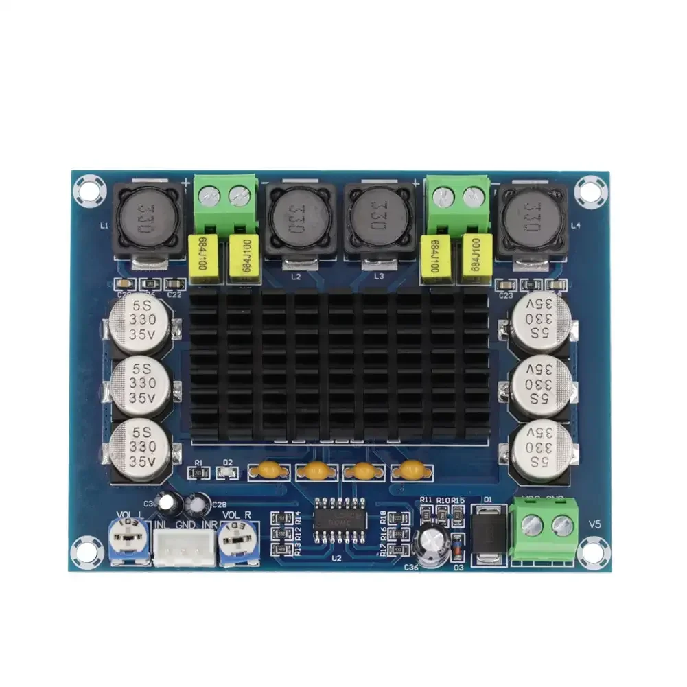 DC 12V 26V 120W*2 TPA3116 Amplifiers Chips D2 Dual Channel Digital Power Audio Amplifier Chips Board Good Circuits