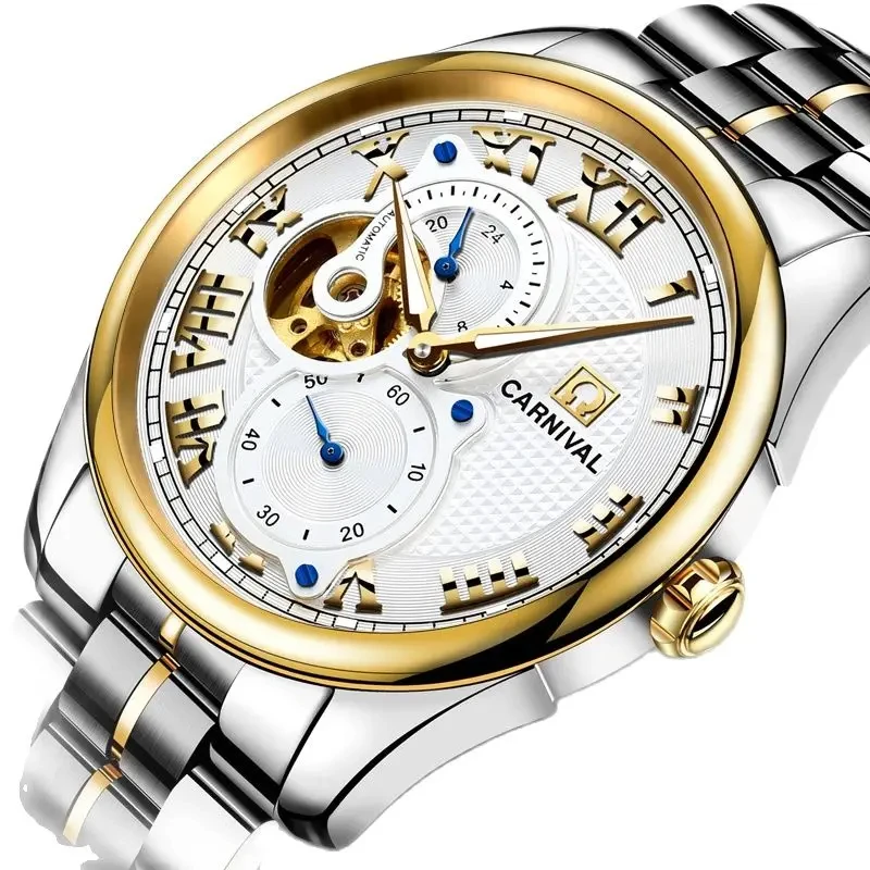 IW Carnival Mechanical Wrist Watches Luxury Accessories For Men Sapphire Mirror Automatic Movement Business Waterproof Watch