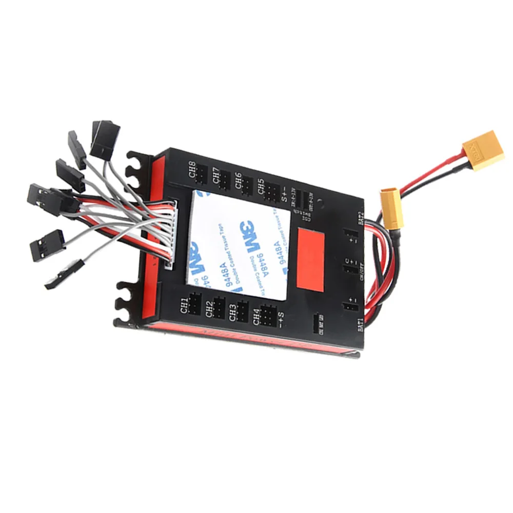 Mini Power Dp Servo Sectie Board Geïntegreerde Cdi Afstandsbediening Afgesneden Voor Gas Vaste Vleugel Vliegtuig Servo Stroomverdeler