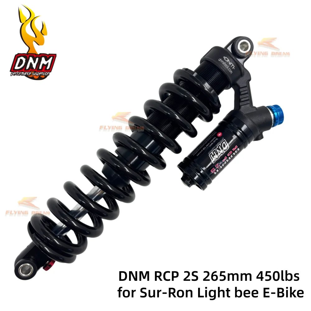 DNM RCP 2S Mountain Bike Rear Shock 265mm 450lbs Downhill DH   Air Coil Spring Rear Suspension for Sur-Ron Light bee E-Bike