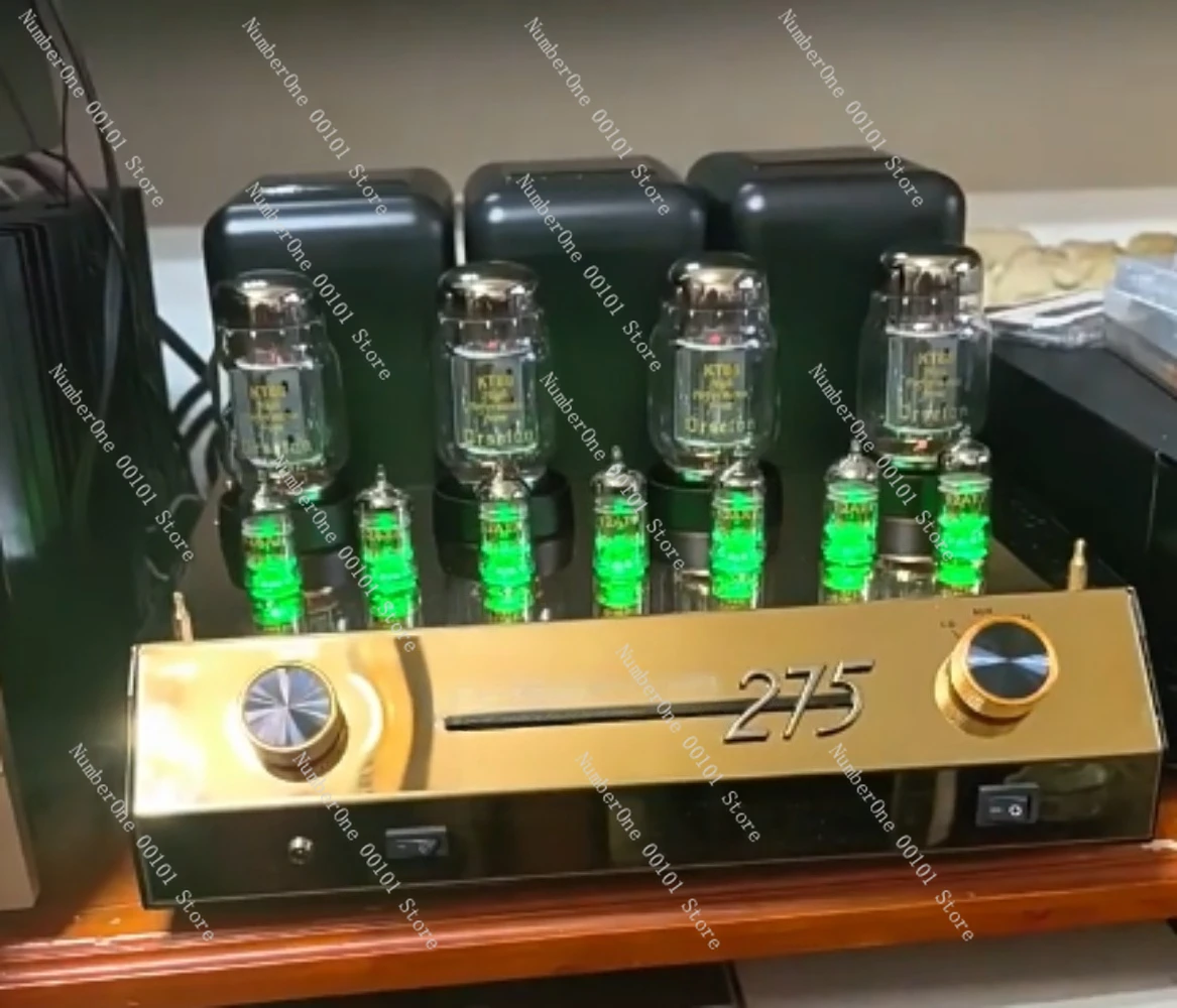 MC275 Upgraded KT88*4 Tube Power Amplifier, 75W*2 Class AB Push-Pull Stereo HiFi Amp 150W Mono