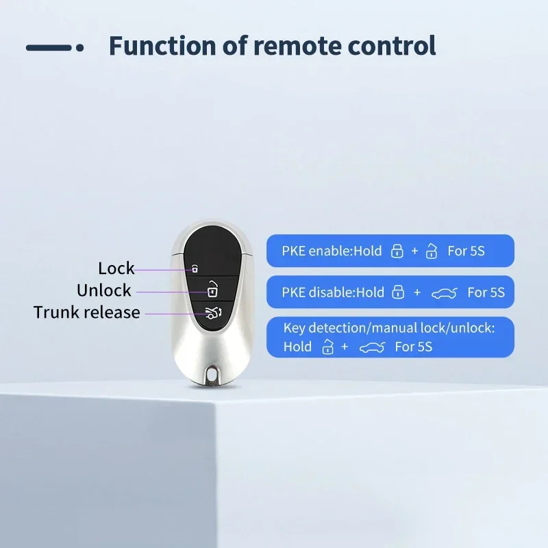 

EASYGUARD Smart Key PKE Kit Fit For Benz With Factory OEM Push Start Button Without Comfort Access Keyless Entry