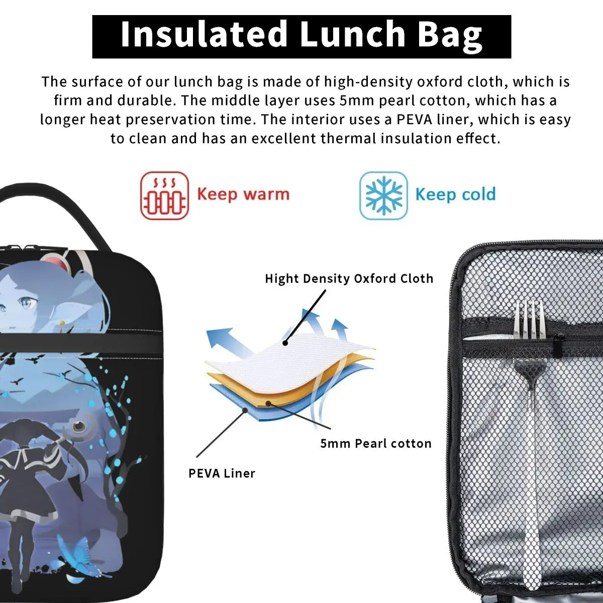 فريرين صورة ظلية رحلات نهاية حقيبة الغداء للنساء طباعة علب الاغذية الترفيه السفر حقيبة للحفاظ على البرودة المحمولة أكسفورد حمل أكياس الغذاء