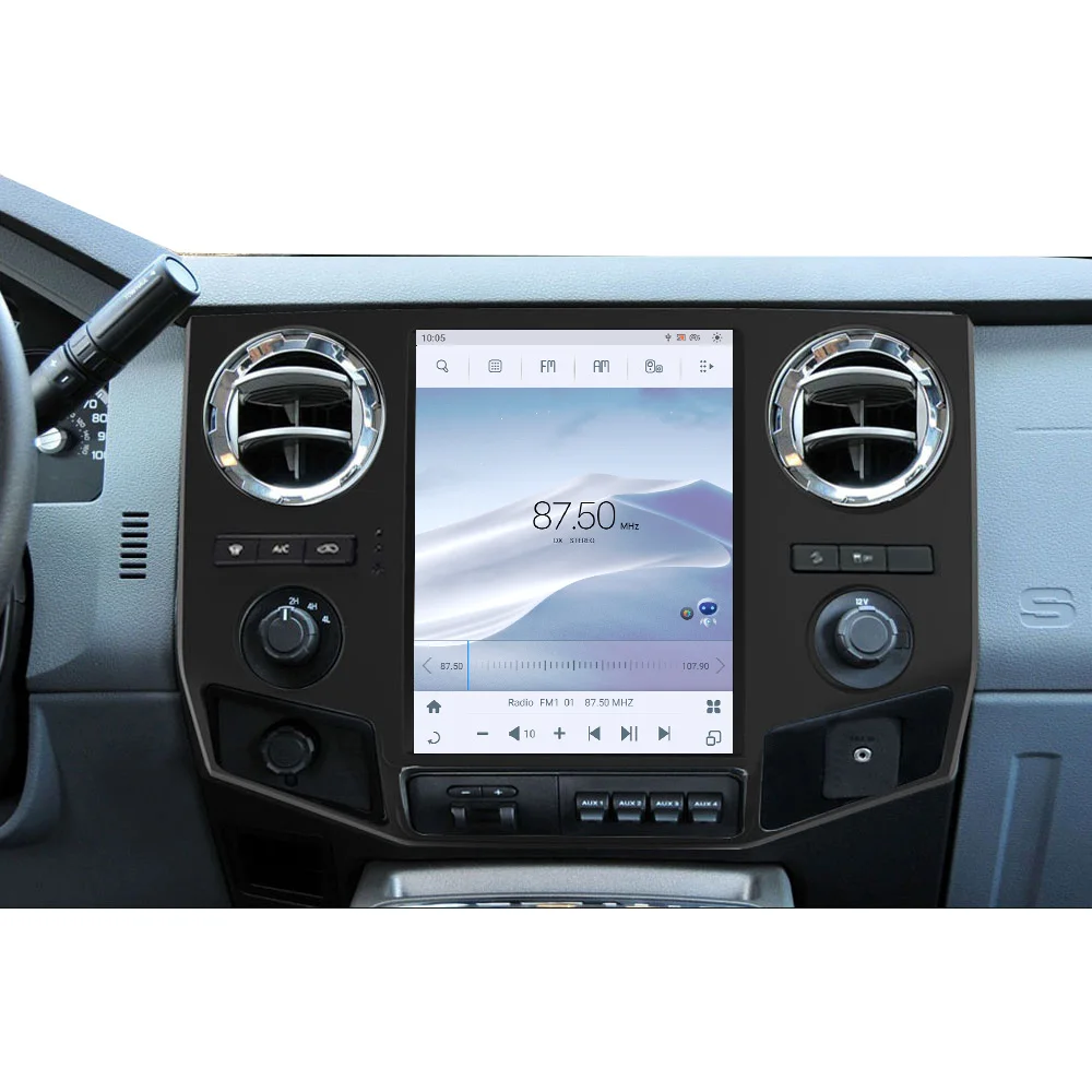 For Ford F450 F650 2009-2014 F350 F250 Truck Super Duty Multimedia Player Android 13 Head Unit Car Radio GPS Navigation CarPlay