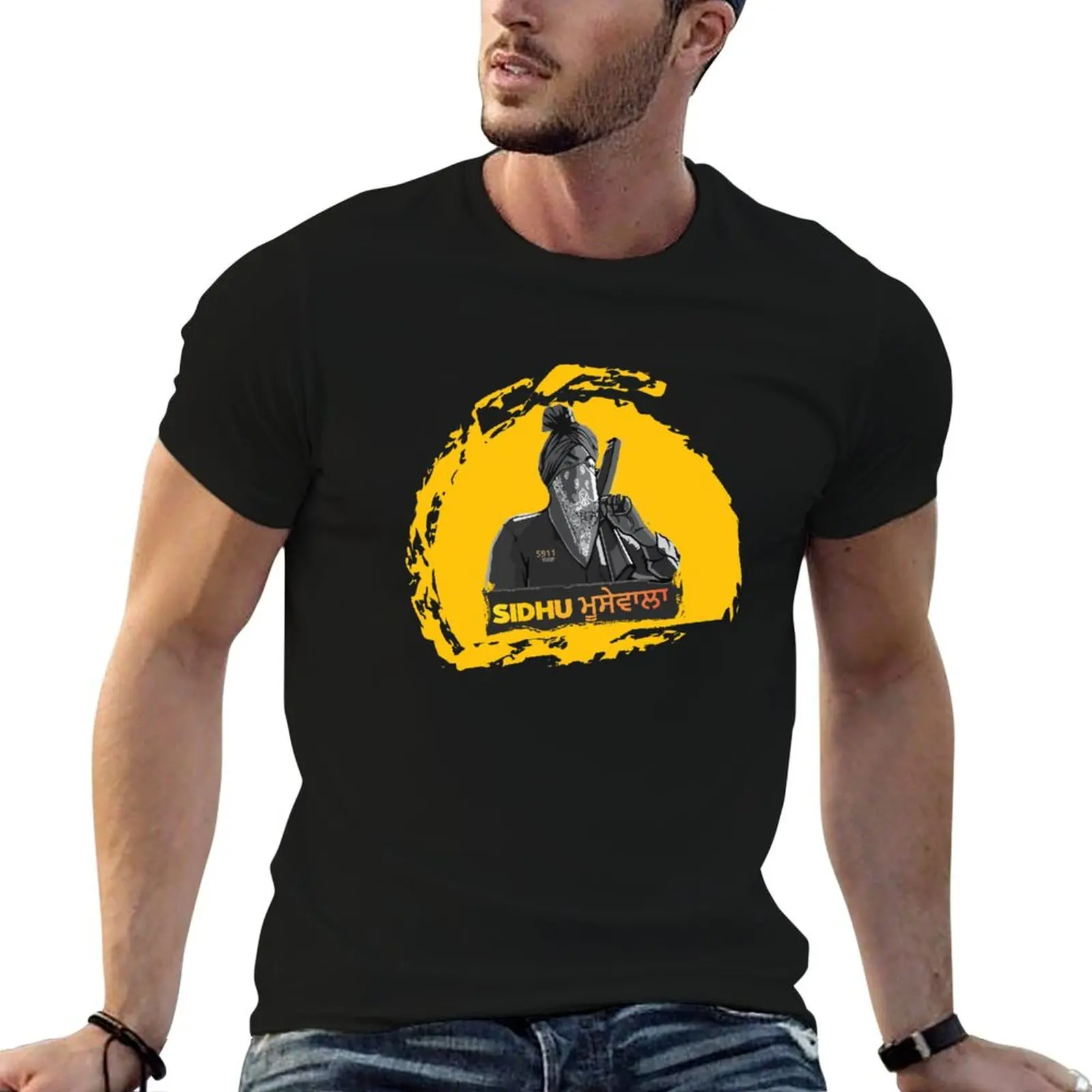 

Sidhu Moosewala T-Shirt t shirts with prints anime tshirt T-Shirt