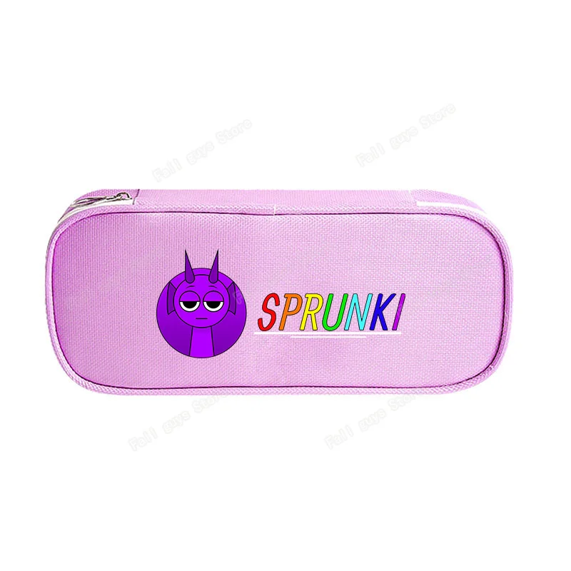 Sprunki студенческая коробка для канцелярских принадлежностей, популярные игровые фигурки, пенал для мальчиков и девочек, сумка для ручек на молнии, школьные принадлежности с героями мультфильмов, подарки на день рождения