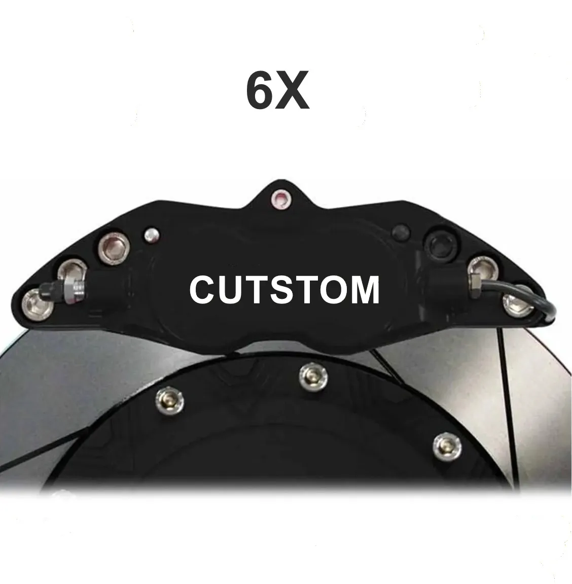 

6PCS Custom HI-TEMP PREMIUM BRAKE CALIPER DECALS STICKERS CAST VINYL for Supra