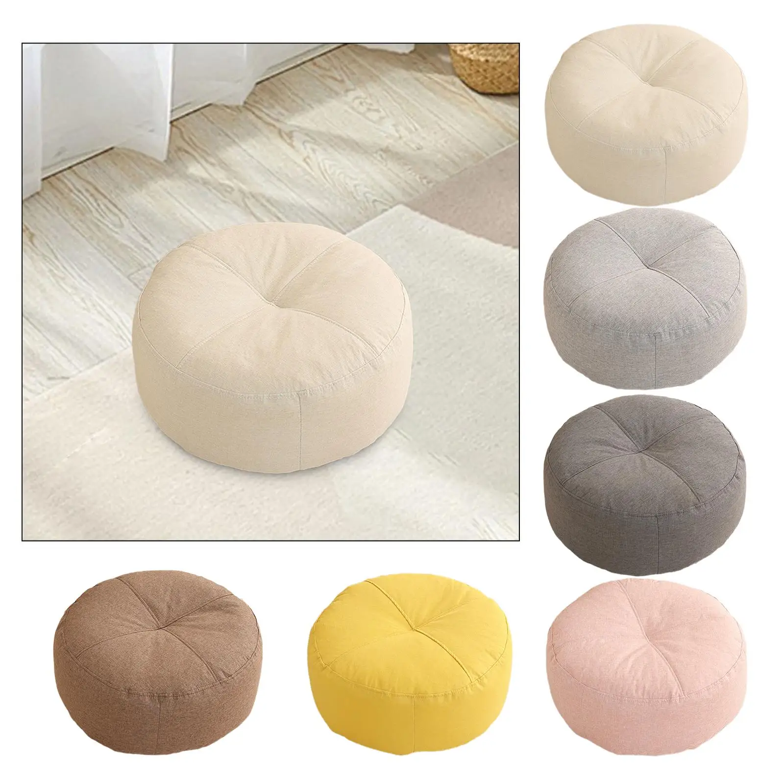 Round Round Floor Pillow Floor Cushion Pad Soft Thick Small Comfortable Seat Cushion Meditation Floor Pillow for Adults Studio - Aliexpress Deal