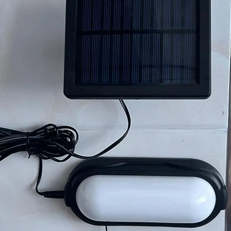 Imagem -04 - Lâmpada Pingente Solar Dividida Luzes Solares ao ar Livre Jardim Led Refletor Impermeável Shed Light com Cabo de Puxar para Porta Jardim