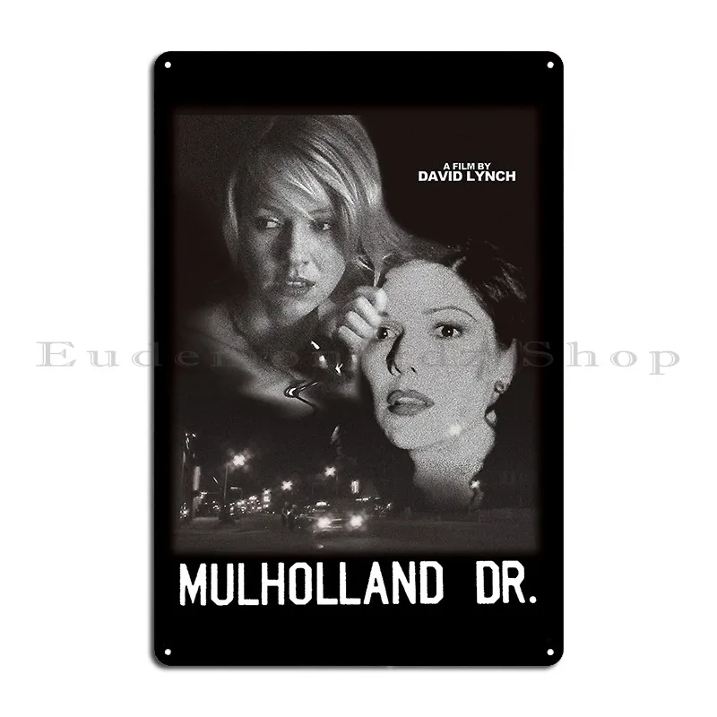 ملصق بديل من Mulholland Drive Dir David Lynch علامات معدنية لوحات صدئة جدار تصميم مخصص مطبوع ملصق تسجيل القصدير #2