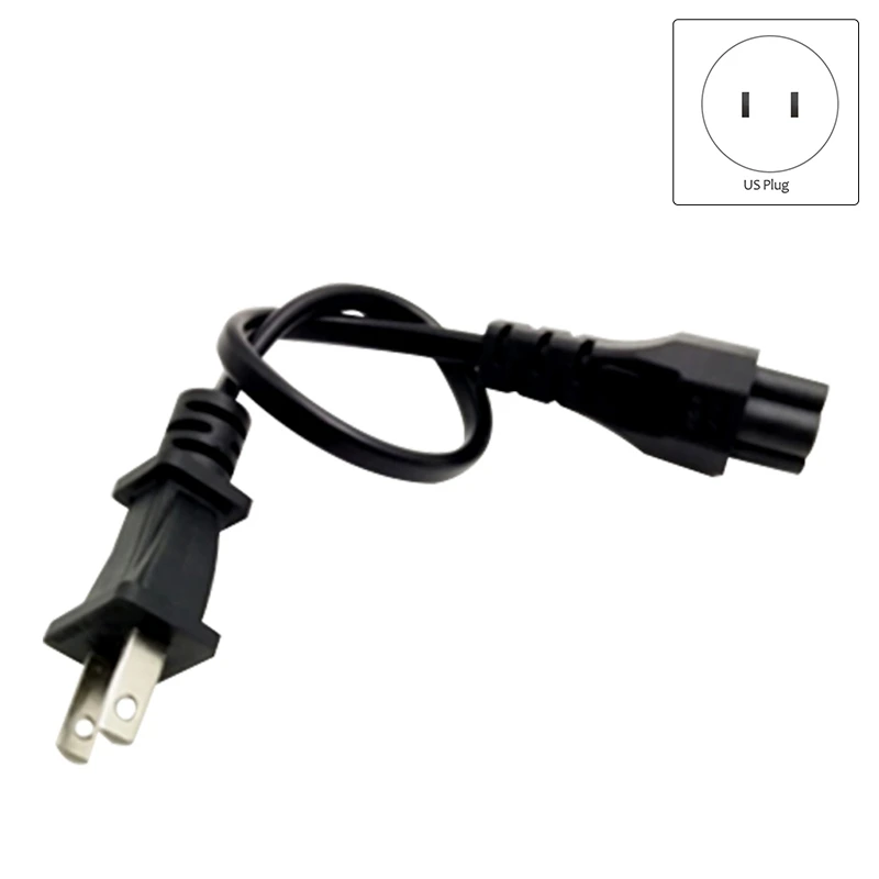 NEW HOT In Stock-US 1-15P To C5 Japan Nema Plug 1-15P 2Pin To IEC320 C5 Wire Power Extension Cable Cord Adapter(US Plug)