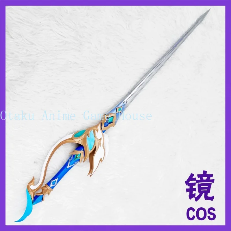Genshin Impact Odette Cosplay Props Hair Clip Role Play Accessories Detachable Model Sword Hairpin Earring Ring Halloween Gift - view 6