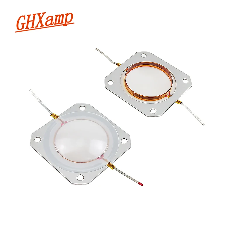 GHXAMP 2PCS For B&C imported flat wire voice coil DE12-8 36mm core tweeter film T.D CD438