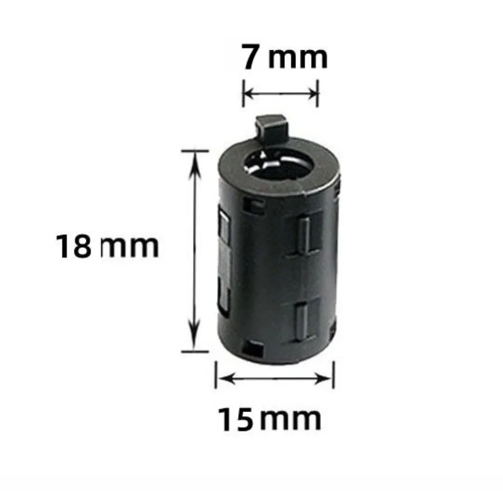 48PCS Ferrite Core Set With Folded Ferrite Interference Filter Cable Clamps Clip-on Ferrite Cores Clip For Power Cords