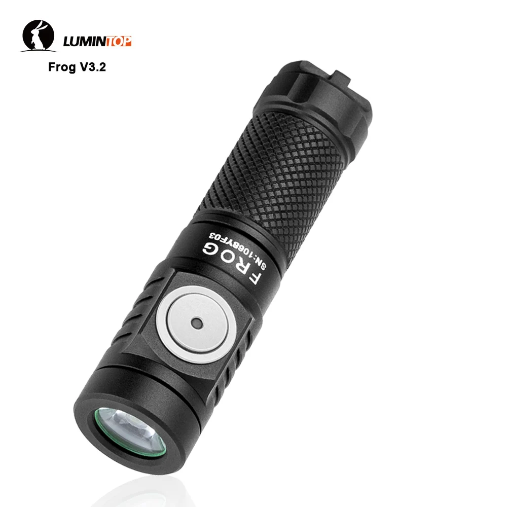 Lumintop Frog V3 Ultra Bright EDC LED Flashlight 700 Lumens 112 Meters Range Throw Distance Compact Mini Lantern For Urban Powerful Lighting Camping Torch