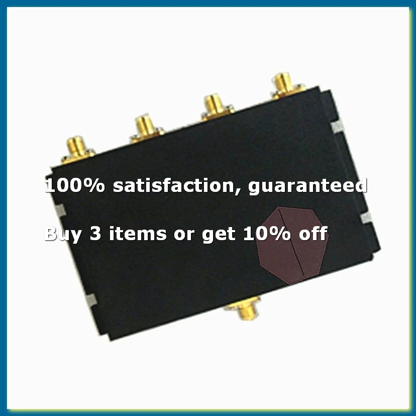 SMA Female Connector 698-2700MHz 4 Way Power Splitter Divider for Micro-Strip 50W for Phone Signal Booster
