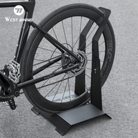 WEST BIKING Bicycle Parking Racks For 24-29Inch MTB/700C Road Bike Bicycle Adjustable Floor Stand Carbon Steel Bike Accessories
