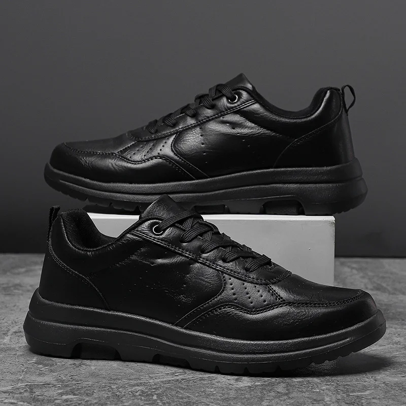 Men Shoes Sneakers Trend Casual Shoes Breathable Leisure Male Sneakers Men Non-slip Footwear Men Leather Shoes