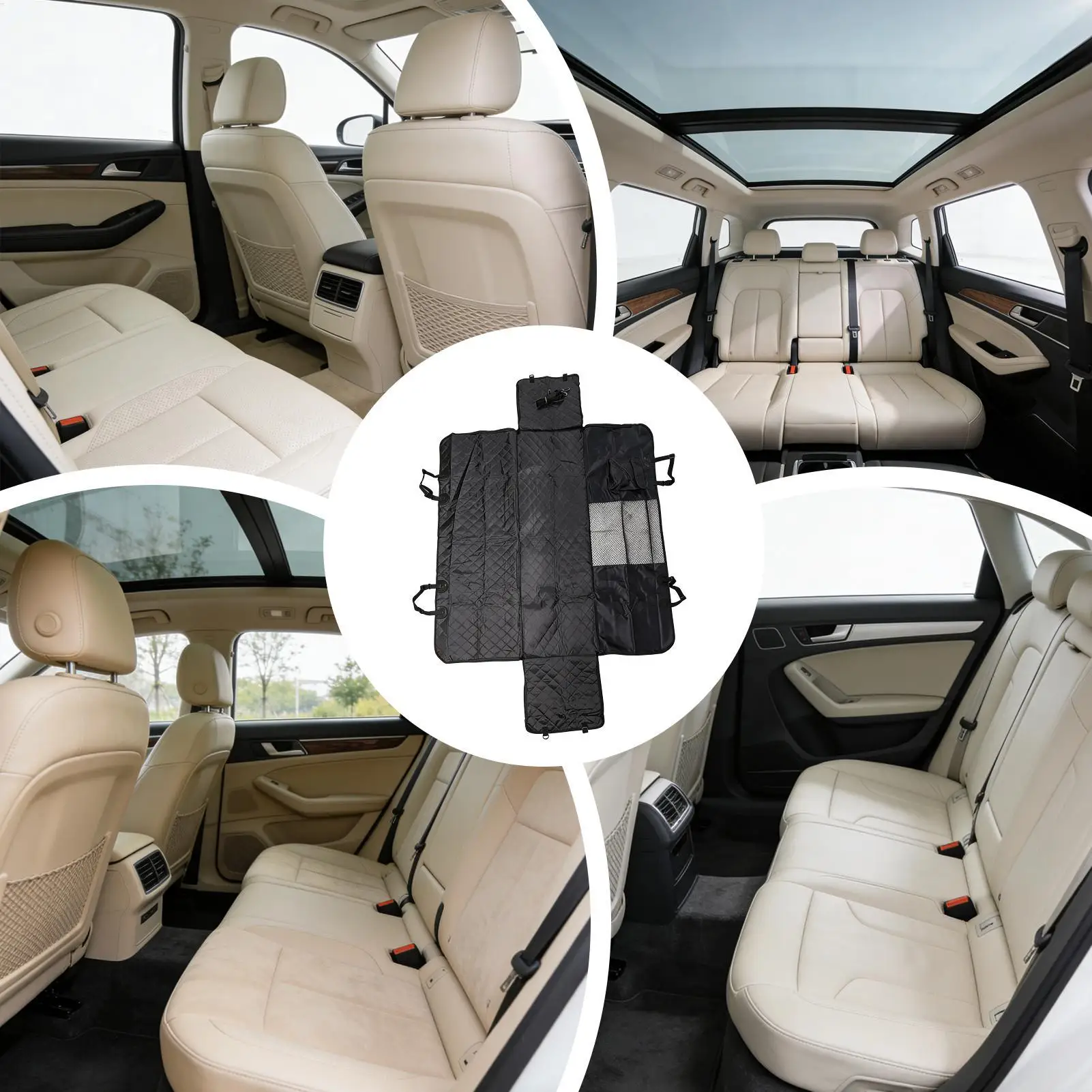 

Dog Car Seat Cover Full Coverage Leak-Proof Scratch-proof Pet Supplies Pet Mat Seat Protector For Car For Trailer RV Truck