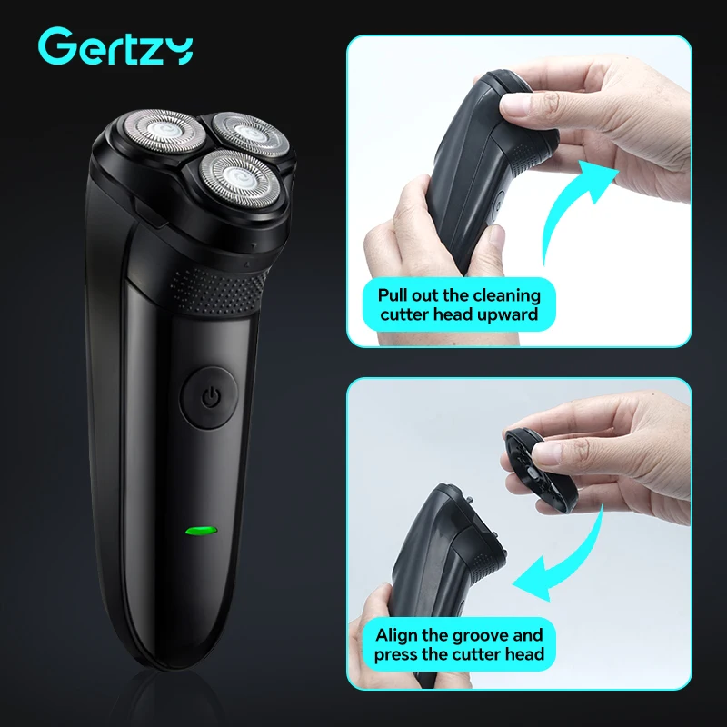Men Shaver – 3 Floating Blades, USB-C Fast Charge, Perfect Travel and Gift Choice, enhancing your daily shaving experience, perf image 5