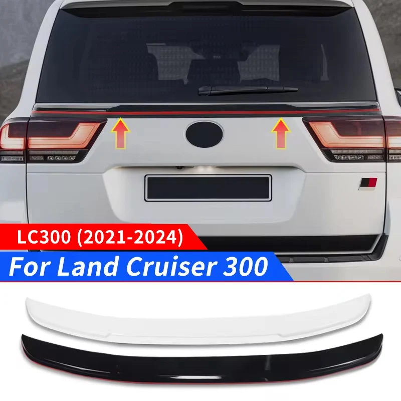 

Car Roof Spoiler Tail Spoiler Modification Suitable for 2021-2024 Land Cruiser 300 Lc300 Trunk Middle Wing Decorative Accessorie