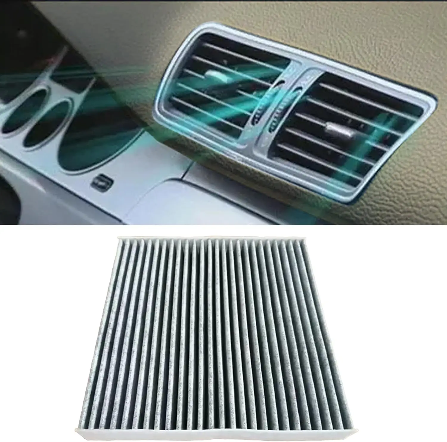 

Car Fresh Breeze Air Filter Replacement for Car Passenger, Premium Cabin Air Filter with Activated Carbon, Auto Compartment Air