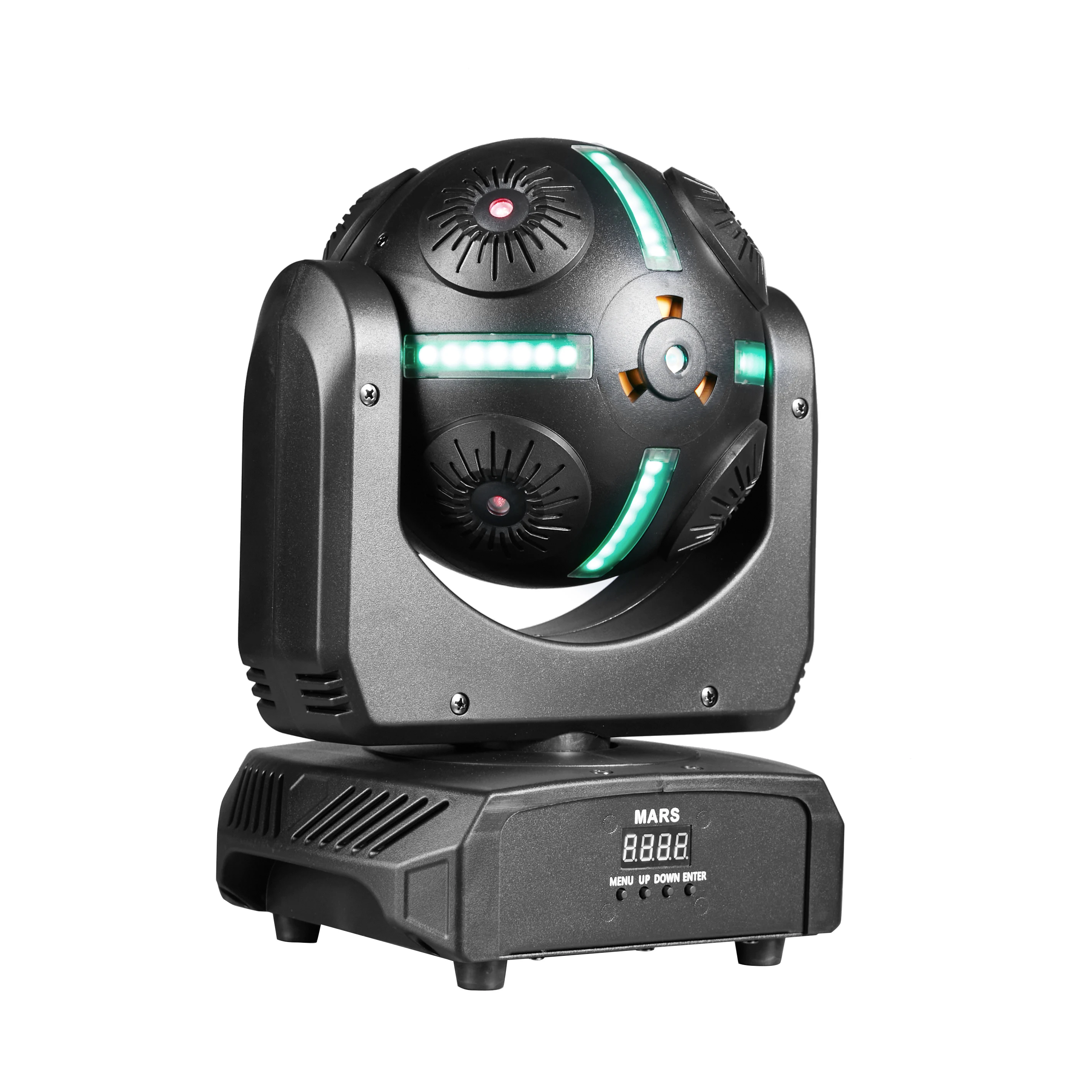 Nieuwe Disco DJ Stage Roterend Licht, 3-in-1 Laser RGBW DMX512 Bar Party Kerstlichteffecten