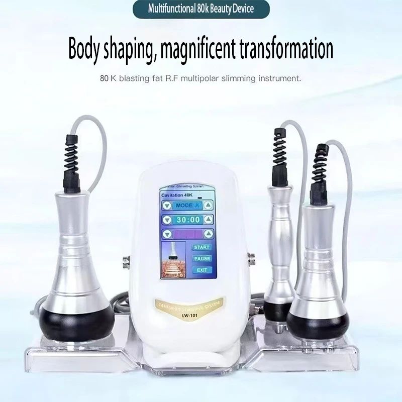 3 in1 40K Ultrasonic Cavitation Machine Body Slimming Massager RF Weight Loss Beauty Skin Tighten Lift Skin Rejuvenation view 4