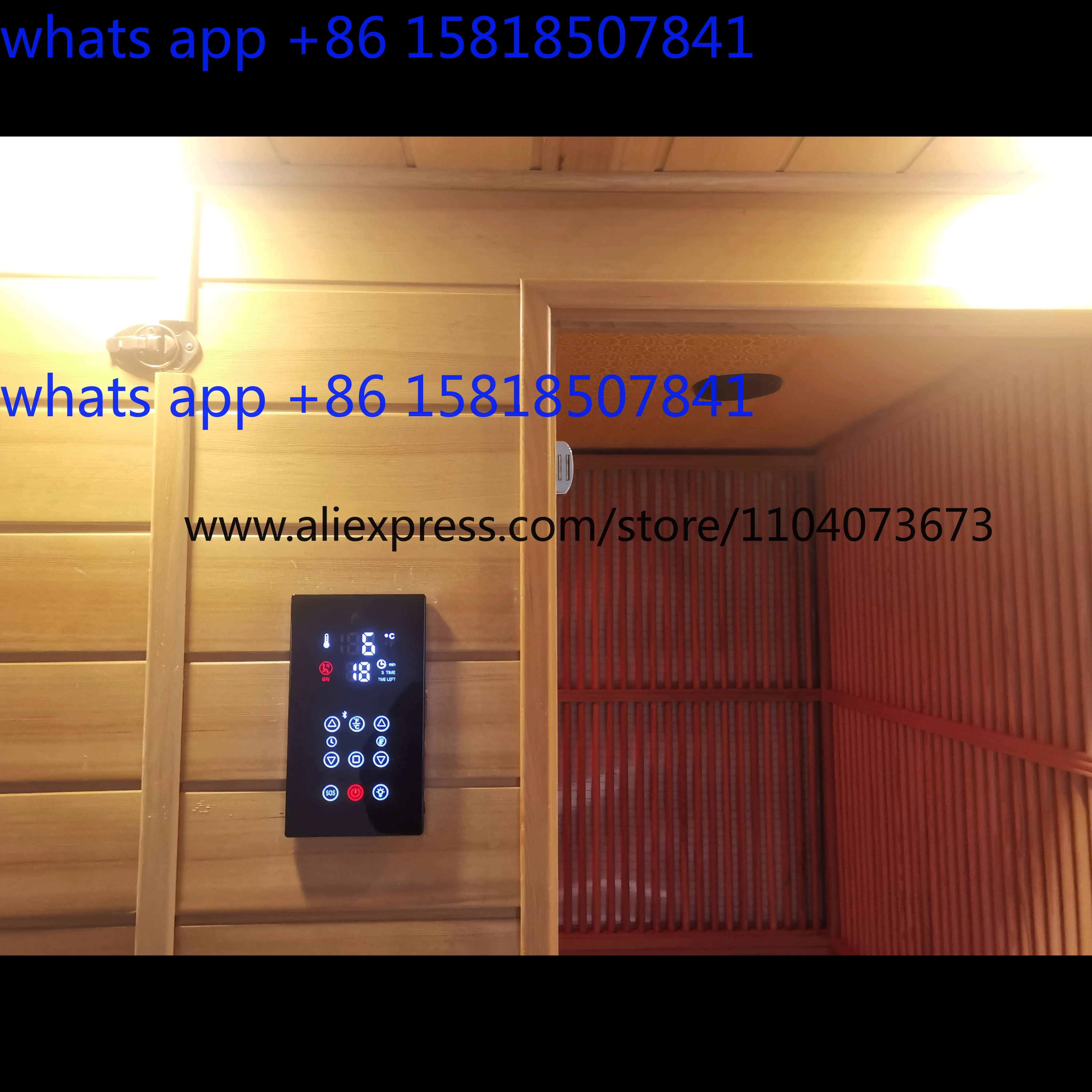 Touch screen sauna thermostat sweat steam room health energy compartment controller high power