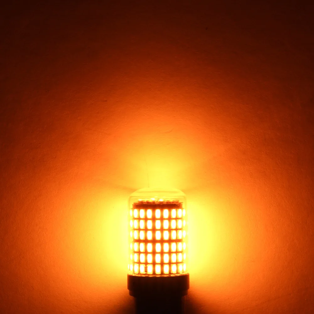 2PCS 1156 BA15S P21W BAU15S PY21W 7440 W21W P21/5W 1157 BAY15D 7443 3157 Led-lampen 144smd CanBus Lampe Reverse Blinker Licht