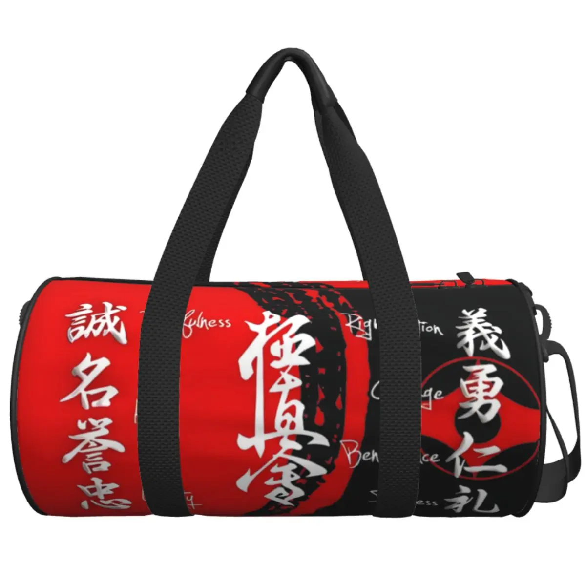 

Aikido Kyokushin Karate Sensei Gym Bag Martial ArtsOxford Sports Bags Large Training Handbag Novelty Fitness Bag For Male Female