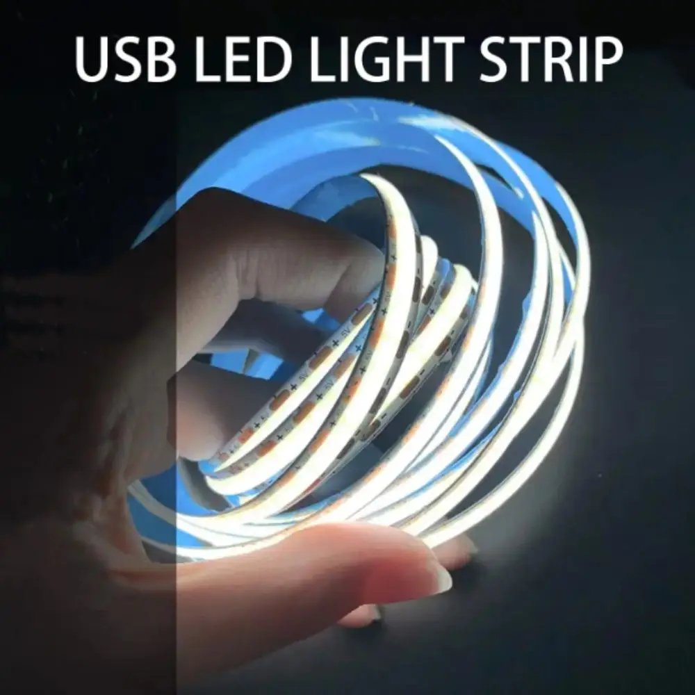 DC 5V LED Under Cabinet Light USB Powered Dimmable Control LED Lights Strip 2835 LED Flexible Tape LED Strip Light