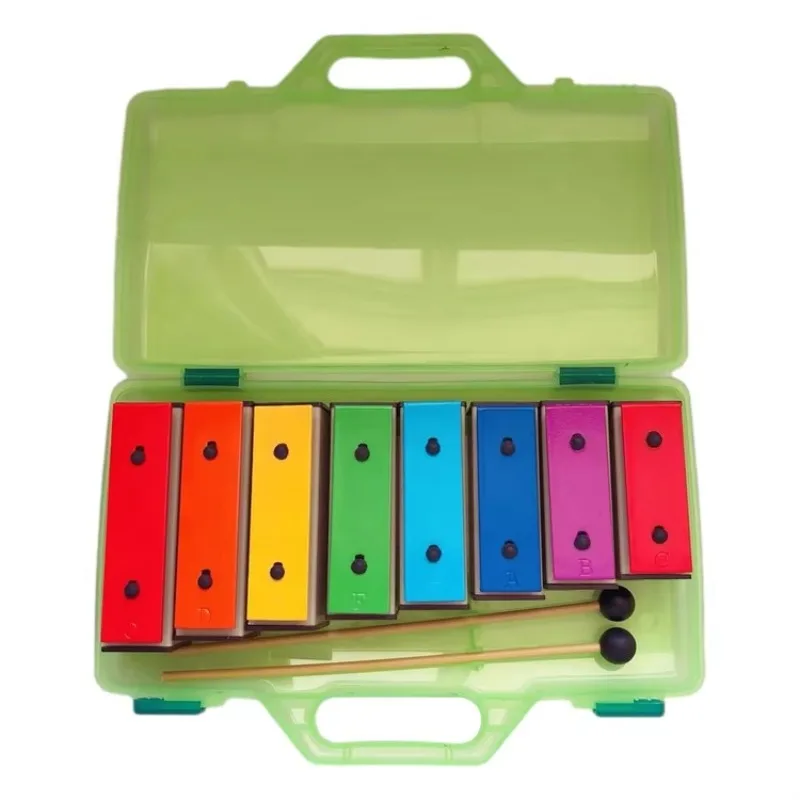 

Color 8-key Orff Carillon Toys Baby Percussion Instruments and Accessories Metal Toys