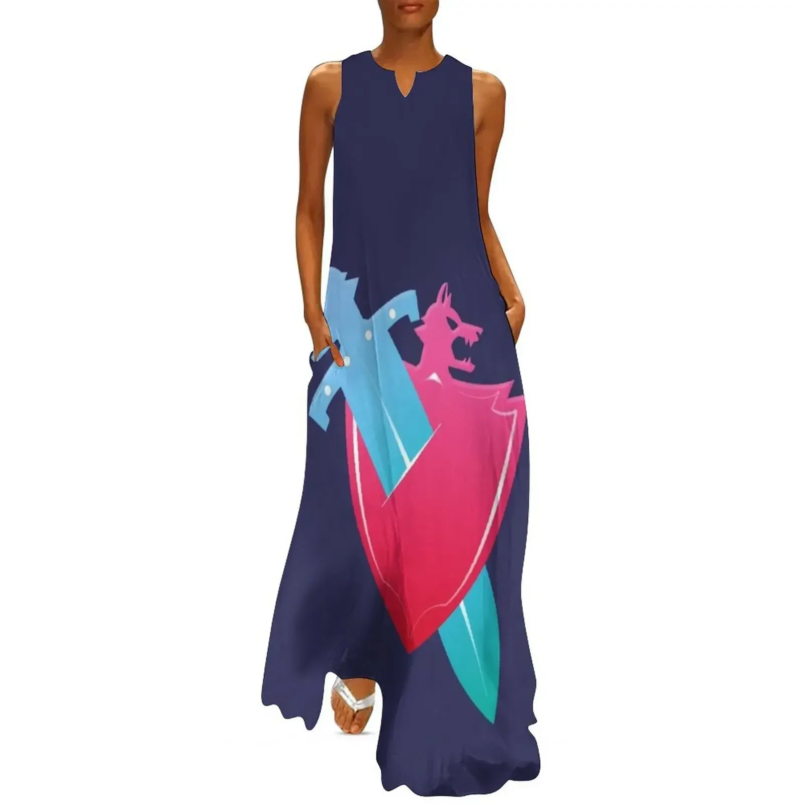 

Shield and Sword Long Dress bandage dress Women's clothing woman dress women's clothing summer 2025 novelties