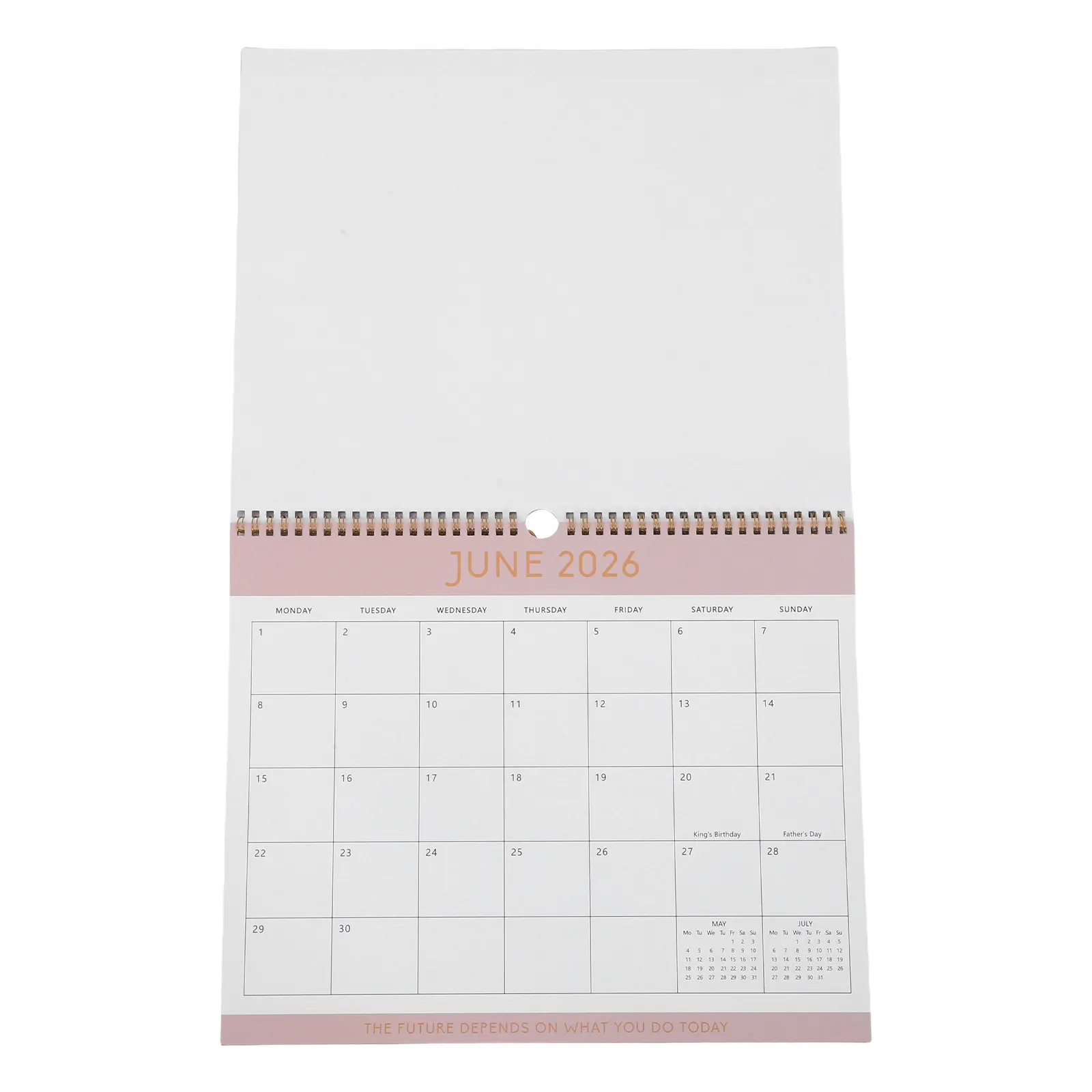 

Large 2026-2027 Wall Calendar 18 Month Monthly Planner Hanging Office Holiday Organizer Minimalist Design Planner