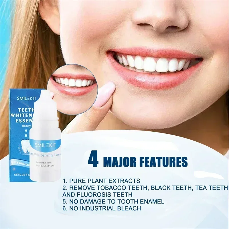 Teeth Whitening Essence Deep Cleansing Oral Hygiene Protect Gums Remove Bad Breath Plaque Stains Teeth Brightening Care