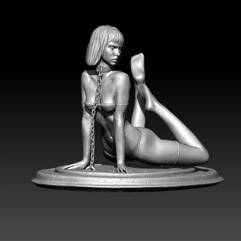 

1/18 1/24 Resin Model Kits Female Prisoner Unpainted Sculpture Figurine No Color RW-1145B