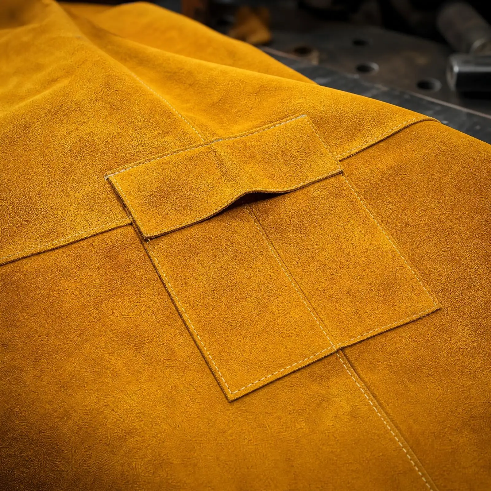 Metal Joining Jacket Heat-Resistant Workwear Long-Lasting for Metalworking
