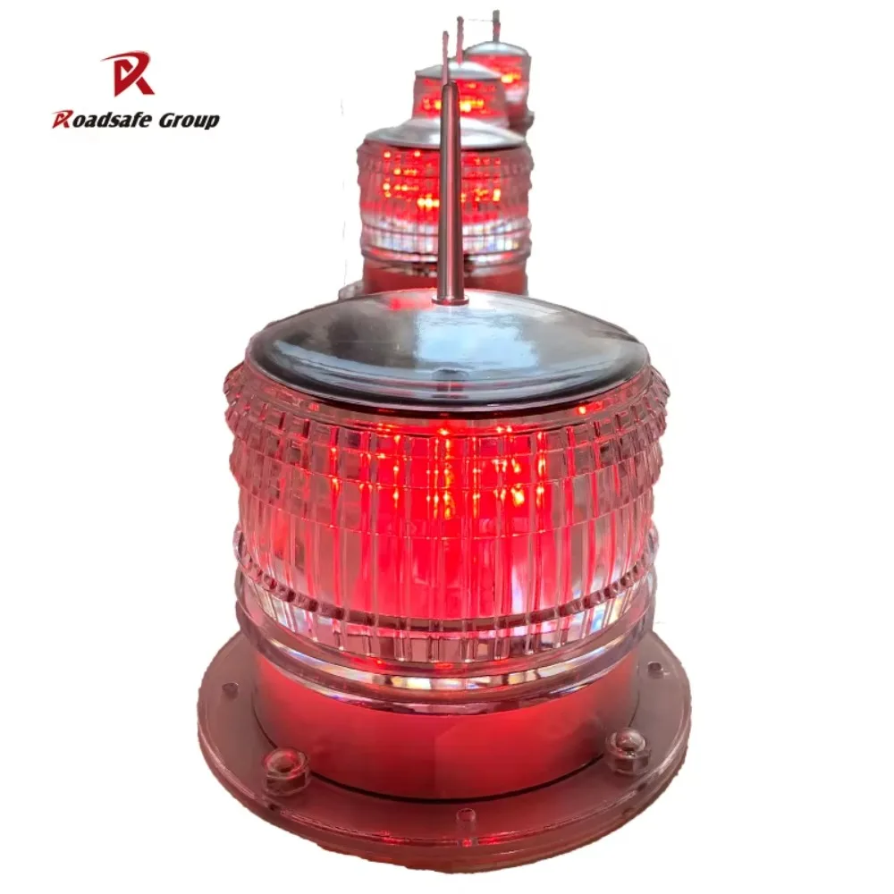 Solar Powered Marine Navigation Warning Beacon, Dock & Wharf Signal Light for Ocean Application